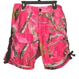 Realtree Women's Camo Shorts, Realtree APC Hot Pink Size L